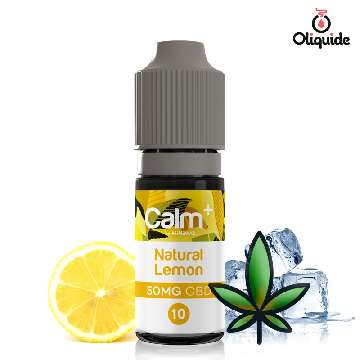 Natural Lemon de la collection Calm+ E-Liquide CBD 
